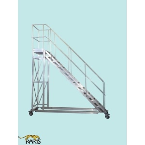Platforma mobila RARIS, aluminiu, la 45°, Gmax = 400 kg, tip PM45 - Img 1