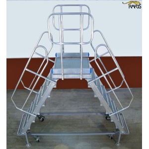 Platforma mobila RARIS, aluminiu, la 60°, Gmax = 200 kg, dubla - tip PN60D - Img 6