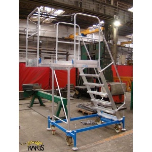 Platforma RARIS la 60°, mobila, baza otel, structura aluminiu, in consola, tip PBC - Img 7