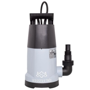 Pompa submersibila din plastic Wasserkonig SPMC8117, particule max. 5 mm, putere 400 W, debit 7000 l/h, inaltime refulare 7.5 m, flotor electromecanic - Img 2