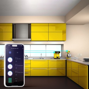 Prelungitor WiFi Tellur Smart, 3 porturi, PD30W, QC18W, 2xUSB 2.4A, 2500W, 10A, 2m - Img 6