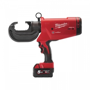 Presă hidraulică pentru cabluri 16-400 mm² Milwaukee FORCE LOGIC™ M18 HCCT 109/42-522C, livrata cu acumulatori, valiza, bacuri neincluse