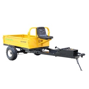 Remorca cu tractiune ProGARDEN Alpine RM500T 500kg, 1 osie, prindere bolt pentru motocultor, roti 19x7-8 - Img 3