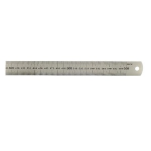 Rigla din oțel 60 cm - Img 1