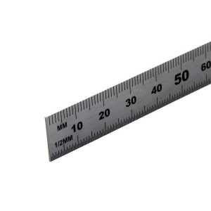 Rigla din oțel 60 cm - Img 3