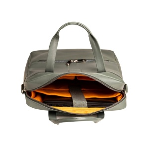 Rucsac din piele laptop 14" Exactive Lady Exacompta 17236E, gri - Img 5