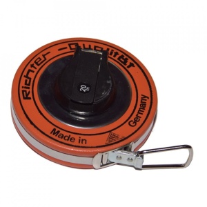 Ruleta de 25 m tip 308-WP cu banda otel vopsit alb, inceput A - Img 1