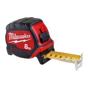 Ruletă Premium cu bandă lată Milwaukee 8 m - Img 4