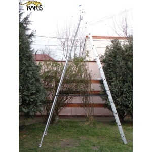 Scara aluminiu RARIS pentru gradina-livada cu 2 propte tip S2PD - Img 2