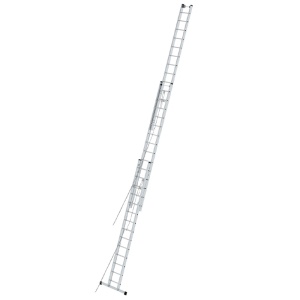 Scara culisanta cu sfoara, din aluminiu Krause Stabilo 3x14 trepte - Img 1