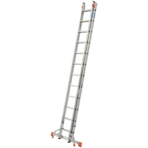 Scara culisanta din aluminiu Monto "Fabilo", 2x15 trepte - Img 2