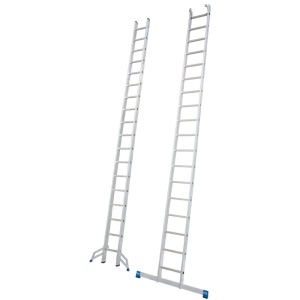 Scara culisanta din aluminiu Stabilo, 2x18 trepte - Img 2