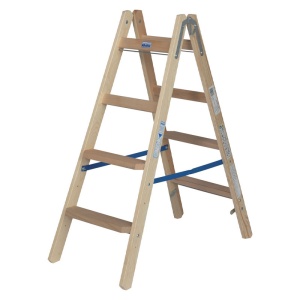Scara de lemn cu trepte late, 2x4 trepte - Img 5