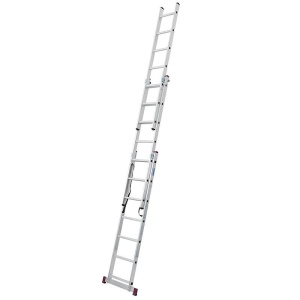 Scara multifunctionala din aluminiu Corda, 3x8 trepte - Img 4