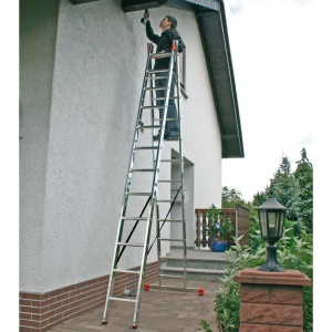 Scara multifunctionala din aluminiu Monto "Dubilo", 2x9 trepte - Img 6