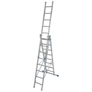 Scara multifunctionala din aluminiu Stabilo, 3x8 trepte cu functie de egalizare - Img 1