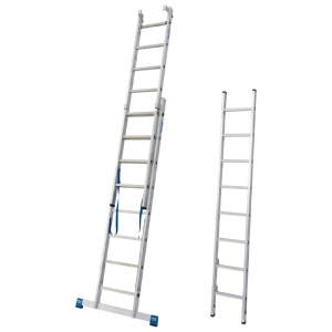 Scara multifunctionala din aluminiu Stabilo, 3x8 trepte cu functie de egalizare - Img 3