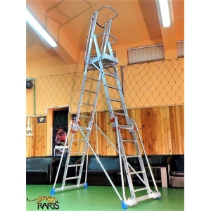 Scara platforma aluminiu RARIS cu inaltime reglabila, tip SIR - Img 5