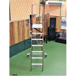 Scara RARIS, electroizolanta, fibra sticla, platforma mare, trepte late, tip SPMFE - Img 3