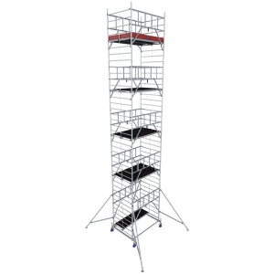 Schela Protec XXL 1,2 x 2m, aluminiu, inaltime lucru 11,3m, inaltime max. platforma 9,3m - Img 2