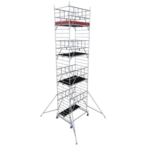 Schela Protec XXL 1,2 x 2m, aluminiu, inaltime lucru 9,3m, inaltime max. platforma 7,3m - Img 2