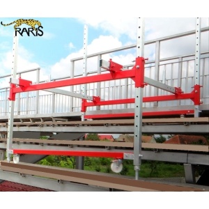 Schela RARIS din otel zincat si aluminiu, profesionala, pentru sali de sport, conferinte, spectacole, tip U1.6-S - Img 3