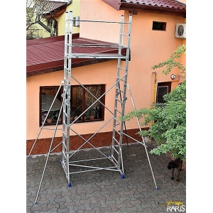 Schela RARIS rabatabila formata din 2 scari de aluminiu cu balamale articulate, tip SCBA - Img 3