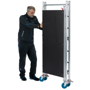 Schela ROLLTEC pliabila 0,75 x 1,6m, aluminiu, inaltime lucru 2,90m - Img 3