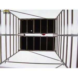 Schele RARIS, profesionale, mobile, din aluminiu, cu suprafata podina 1,6x1,4 m, Hlucrumax: 4,3-14,3 m, tip W1,6 - Img 8