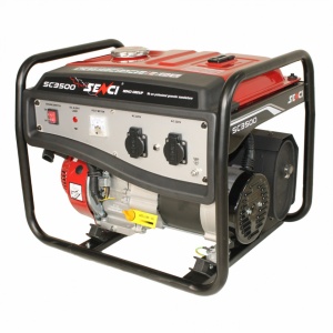 SENCI, Generator curent SC 3500 Lite, Putere maxima 3 kW, 230V, AVR, motor benzina - Img 3