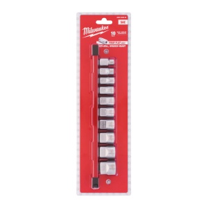 Set 10 bucăți chei tubulare cromate 3/8˝ sistem imperial - Img 2