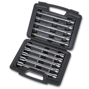 Set 10 tubulare lungi pentru suruburi TORX, actionare 3/8" 910FTX-XL/C10 - Img 2