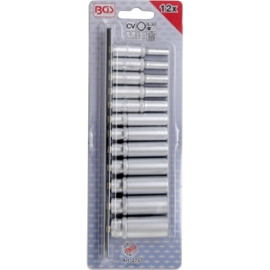 Set 12 chei tubulare lungi, 1/4" (6.3 mm), 12 puncte - Img 2