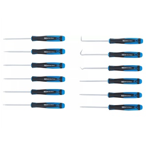 Set 12 piese BGS 8 surubelnite de precizie si 4 minicarlige cu forme diferite, tip BG-8833 - Img 2
