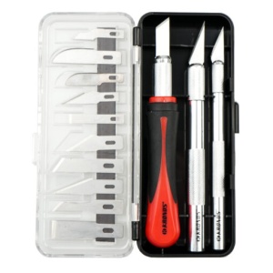 Set 16 piese Kronus cutite de precizie cu 10 lame