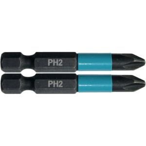 Set 2 biti Makita Impact Black Hex 1/4" 50mm PH2