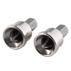 Set 2 biti PH2 de profunzime Wolfcraft 1342000, lungime 25 mm, prindere C63 - Img 1