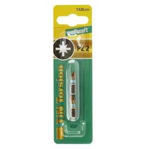 Set 2 Biti PZ2 Wolfcraft 1326000, lungime 25 mm - Img 3