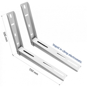 Set 2 console reglabile pentru unitate exterioara aer conditionat 18000-24000 BTU, 550X500X1.8 MM - Img 1