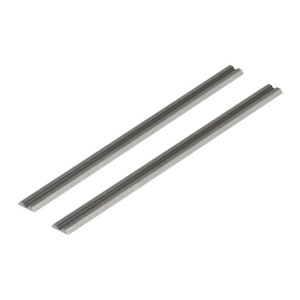 Set 2 cutite pentru rindea Wolfcraft 4110000, cu carburi metalice, dimensiuni 75.5x1.1x5.5 mm - Img 1