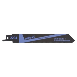 Set 2 panze fierastrau sabie Wolfcraft 2294000, lemn esenta moale, PVC, 150 mm