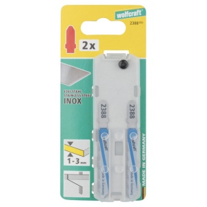 Set 2 panze pentru fierastrau pendular Wolfcraft 2388000, prindere in T, pentru metal, adancime taiere 1 - 3 mm - Img 2