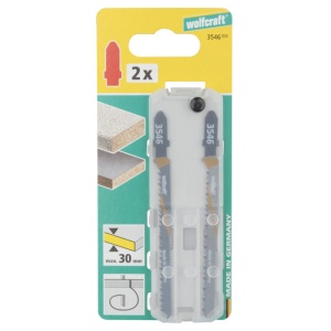 Set 2 panze pentru fierastrau pendular Wolfcraft 3546000, prindere in T, pentru lemn, adancime taiere 30 mm - Img 2