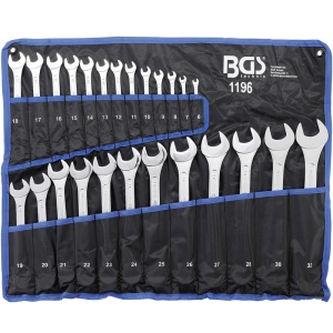 Set 25 chei combinate BGS 6 - 32 mm pentru uz profesional, BGS