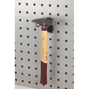 Set 3 carlige duble pentru peretele cu orificii Wolfcraft 6094000, 35 x 60 mm - Img 2