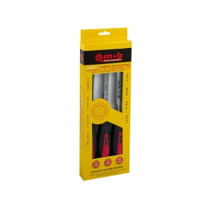Set 3 dalti MOB pentru sculptura in lemn, maner trimaterial - 3 scule