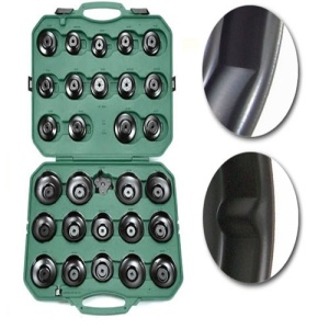 Set 30 piese Jonnesway cupe pentru scoaterea filtrelor de ulei 65-120 mm