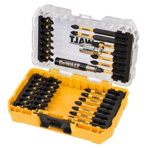 Set 37 piese insurubare Flextorq Dewalt, impact, hex 1/4"