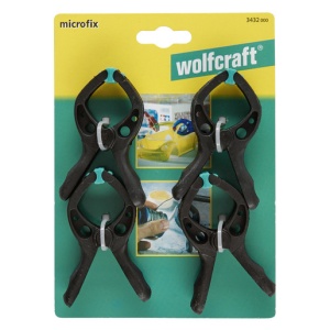 Set 4 mini clesti microfix Wolfcraft 3432000 - Img 5