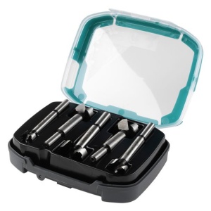 Set 5 freze pentru balamale Wolfcraft 1002000, 15-35x90 mm, tija 10 mm - Img 1
